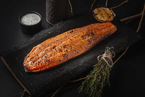 Филе форели опаленное на гриле 